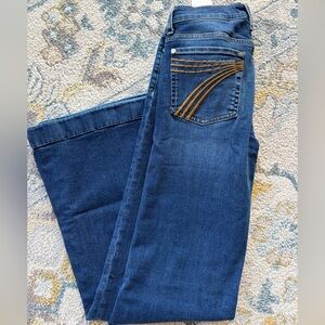 7 For All Mankind Blue Flare Jeans